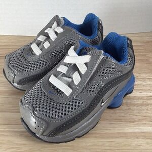 Baby Nike 367030-021 Size 2.5C Baby Toddler Doll Shoes Shox Gray Blue Color